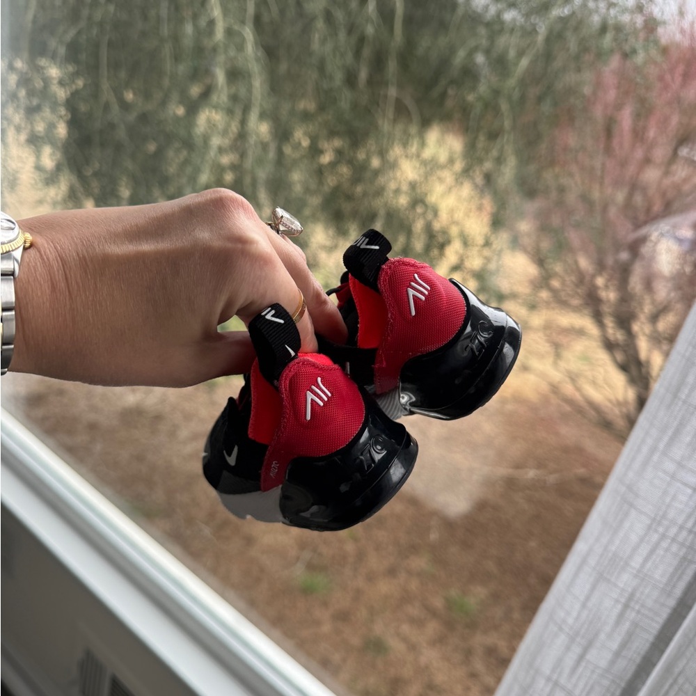 Nike air max 270 black red white 4c - Picture 5 of 7